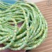Диски из ракушек, цвет зелено-желтый 4 мм