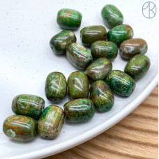 Дзи природные из агата №11 17х13 мм штучно