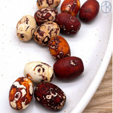 Дзи природные из агата №29 16х12 мм штучно