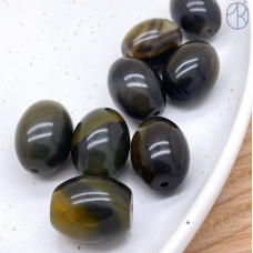 Дзи природные из агата №38 21х14 мм штучно