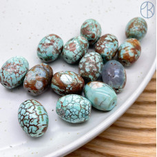 Дзи природные из агата №8 20х15 мм штучно