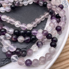 Флюорит фиолетовый №1 8 мм Флюорит фиолетовый №1 8 мм