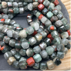 Гелиотроп куб огранка 9 мм