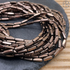 Гематин прямоугольник, цвет коричневый 9х3 мм