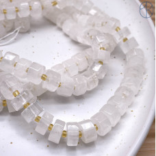 Горный хрусталь диски фриформ ~ 10х5 мм