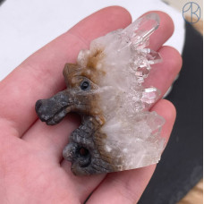 Горный хрусталь морской конек ~ 5 см