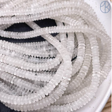 Горный хрусталь рондель 6х2 мм