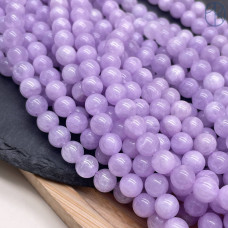 Горный хрусталь сиреневый тонированный 8 мм