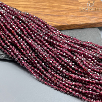 Гранат №2 микроогранка 4 мм