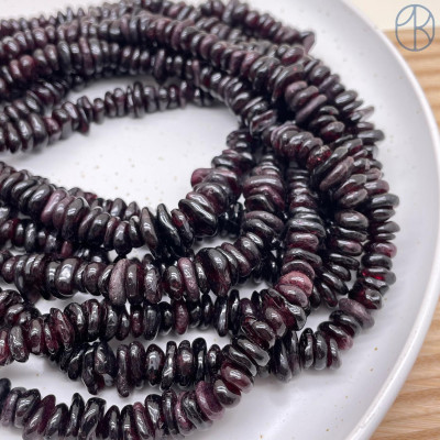 Гранат диски галтовка 7-14 мм