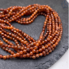 Гранат коричневый микроогранка 3,5 мм