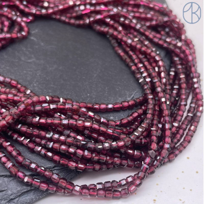 Гранат куб огранка 2 мм