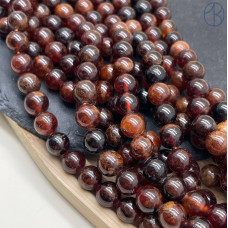 Гранат микс красно-коричневый 10 мм