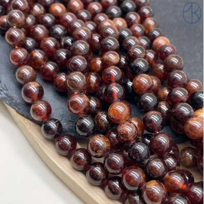 Гранат микс красно-коричневый 10 мм