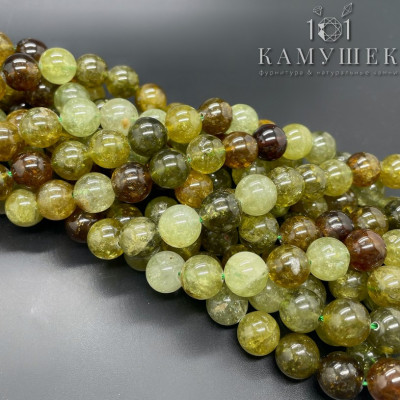 Гранат зеленый (гроссуляр) №1 10 мм