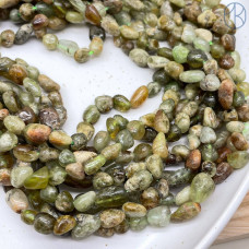 Гранат зеленый (гроссуляр) галтовка 8-11 мм