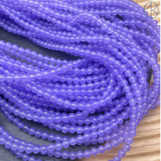 Халцедон фиолетовый тонированный 4 мм