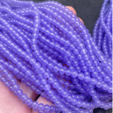 Халцедон фиолетовый тонированный 4 мм