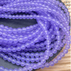 Халцедон фиолетовый тонированный 6 мм