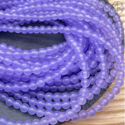 Халцедон фиолетовый тонированный 6 мм