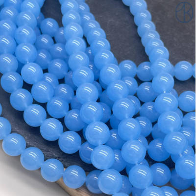 Халцедон голубой тонированный 12 мм