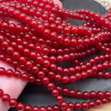 Халцедон красный тонированный 6 мм