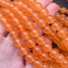 Халцедон оранжевый тонированный 10 мм