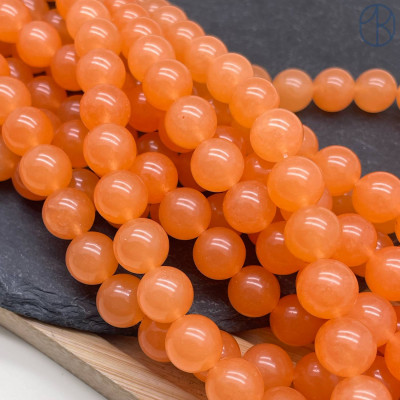 Халцедон оранжевый тонированный 12 мм