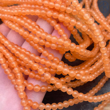 Халцедон оранжевый тонированный 4 мм