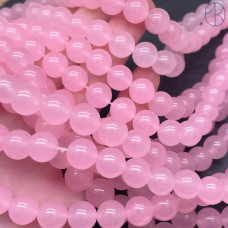 Халцедон розовый тонированный 10 мм