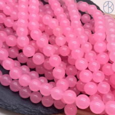 Халцедон розовый тонированный 12 мм