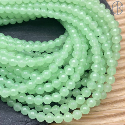 Халцедон зеленый тонированный 6 мм