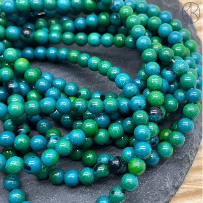 Хризоколла (имитация) 6 мм