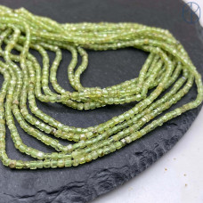 Хризолит куб огранка 2 мм