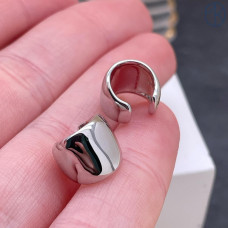 Кафф, цвет серебро 12 мм