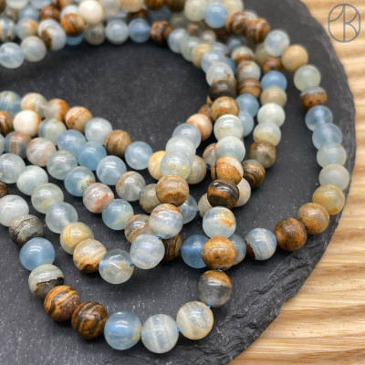 Кальцит голубой №2 6 мм