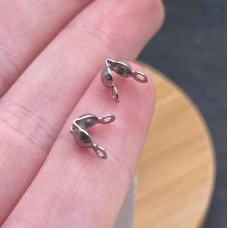 Каллоты сталь 4 мм уп. 30 шт., цвет серебро