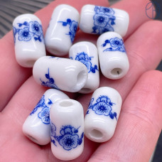 Керамика, цилиндр узор №1 16х9 мм