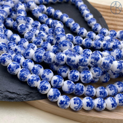 Керамика гжель узор 10 мм