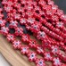 Керамика клевер глаз красный 12 мм штучно