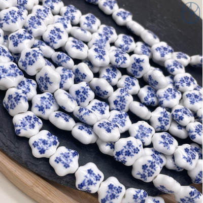 Керамика клевер узор 14 мм