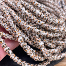 Керамика коричневая гжель узор 6 мм