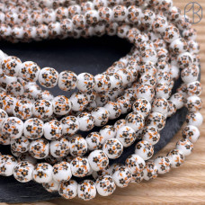 Керамика коричневая гжель узор 8 мм