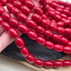 Керамика красная бочонок 14х10 мм Керамика красная бочонок 14х10 мм