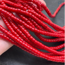 Керамика красная диски 4х3 мм Керамика красная диски 4х3 мм