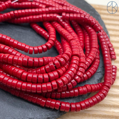 Керамика красная диски 6х3 мм