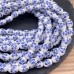 Керамика овал узор синий гжель 10 мм