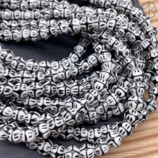 Керамика узор черный 8 мм