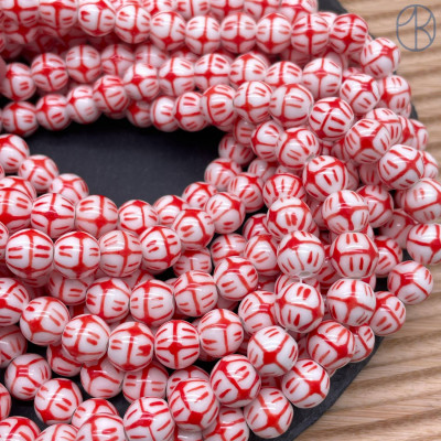 Керамика узор красный 10 мм