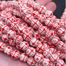 Керамика узор красный 10 мм